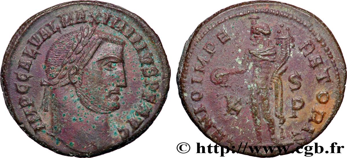 MAXIMIN II DAIA Follis ou nummus TTB
