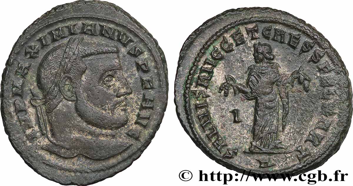 GALÈRE Follis ou nummus TTB+