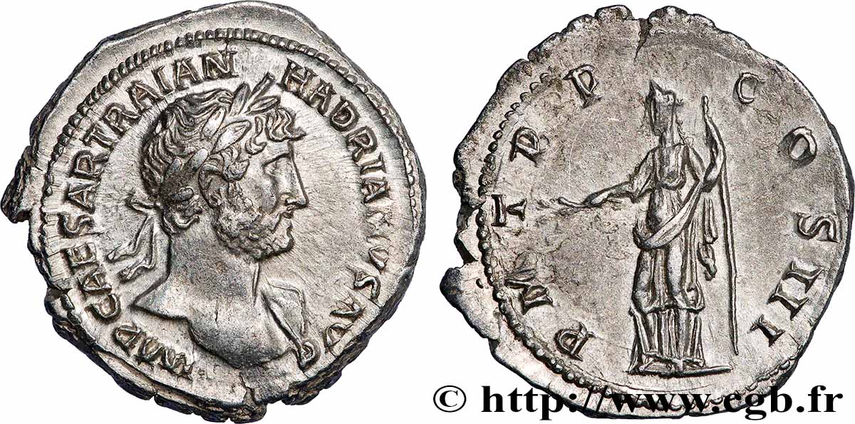 HADRIANUS Denier fST/VZ