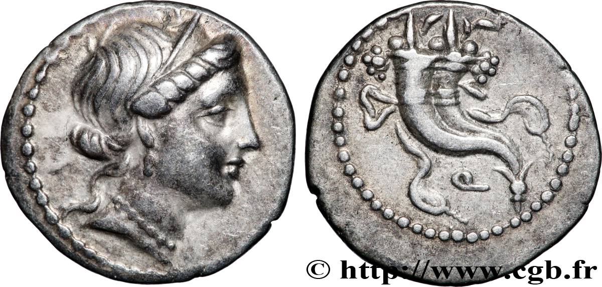 RÉPUBLIQUE ROMAINE - ANONYMES Denier SUP/TTB+