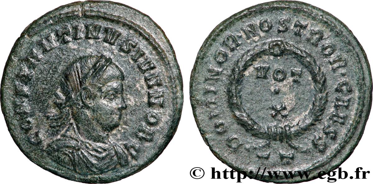 CONSTANTINE II Centenionalis ou nummus AU