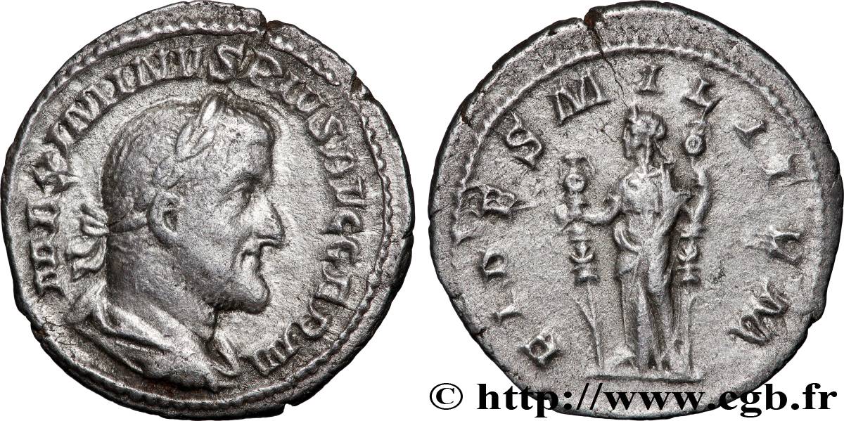 MAXIMIN Ier THRACE Denier TTB+