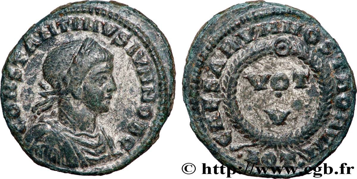 CONSTANTINE II Centenionalis ou nummus AU