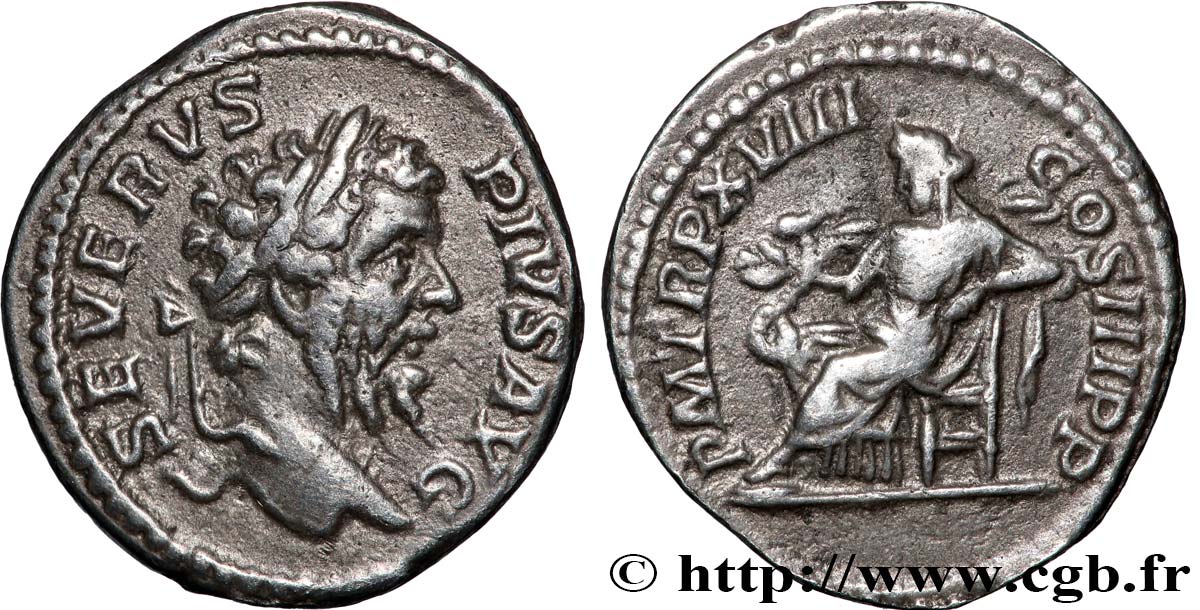 SEPTIME SÉVÈRE Denier TTB+