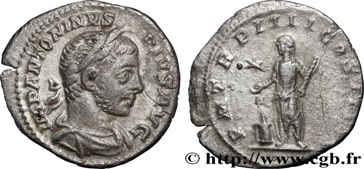 ÉLAGABAL Denier TTB+