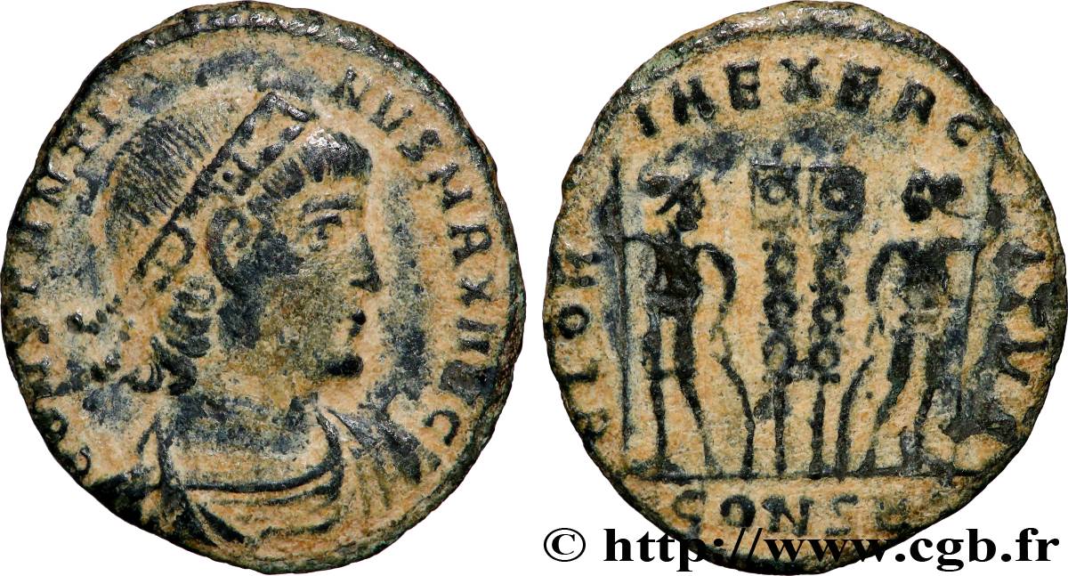 CONSTANTIN Ier LE GRAND Centenionalis ou nummus TTB