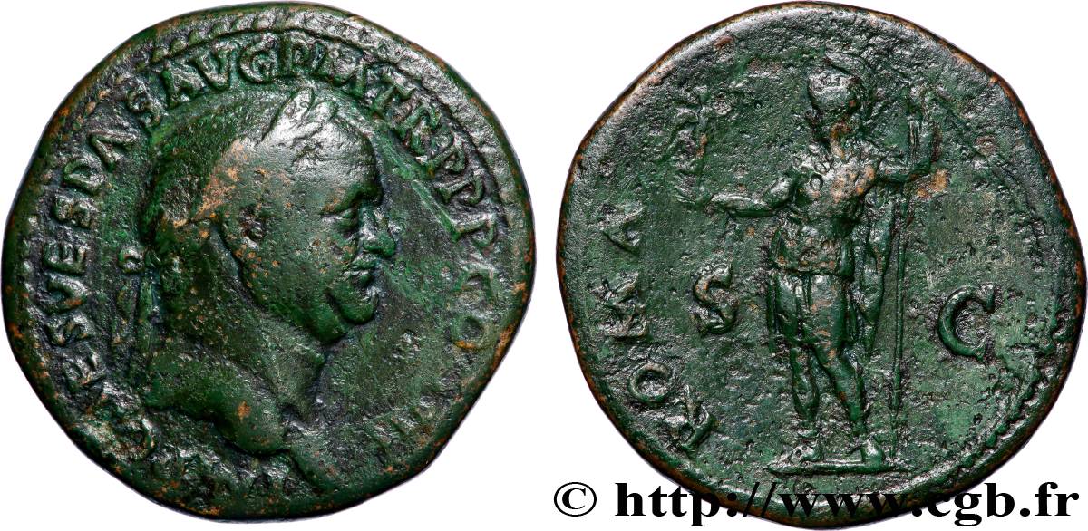 VESPASIANUS Sesterce VF