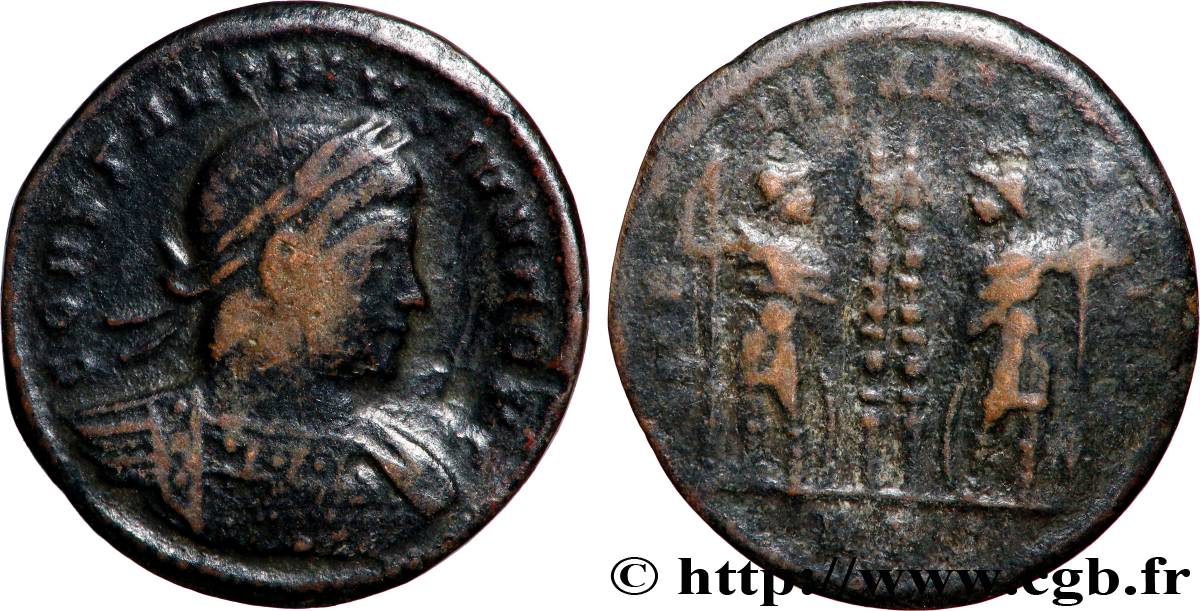 CONSTANTINE II Centenionalis ou nummus XF
