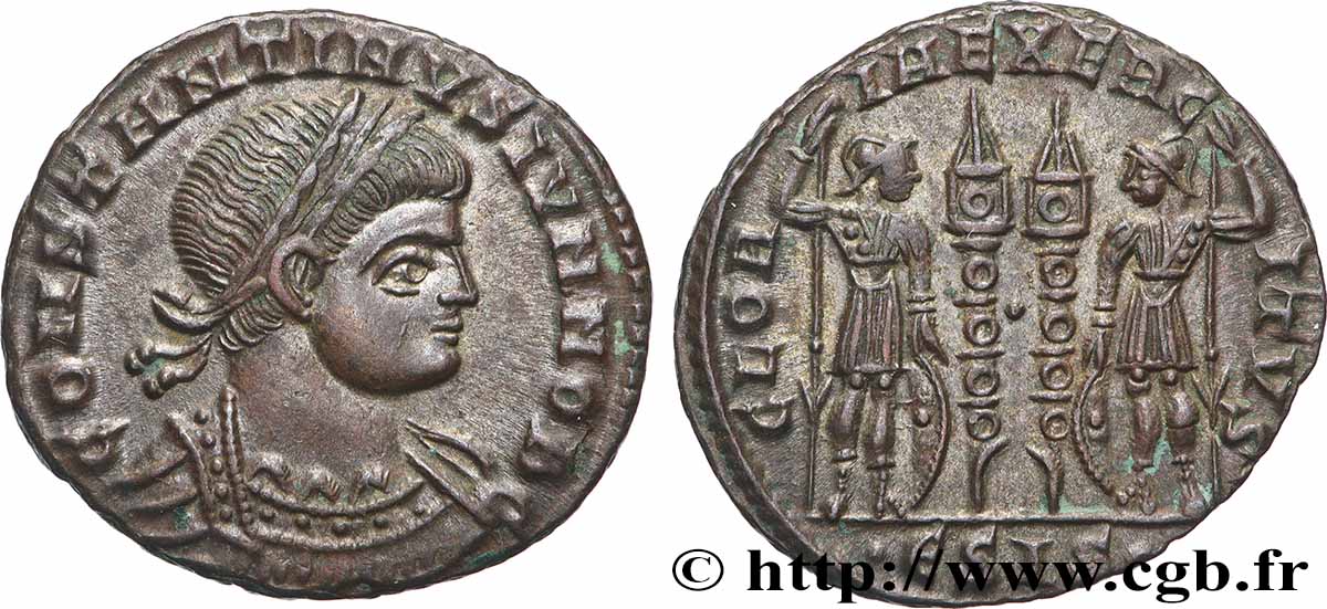 CONSTANTIN II Centenionalis ou nummus FDC/SPL