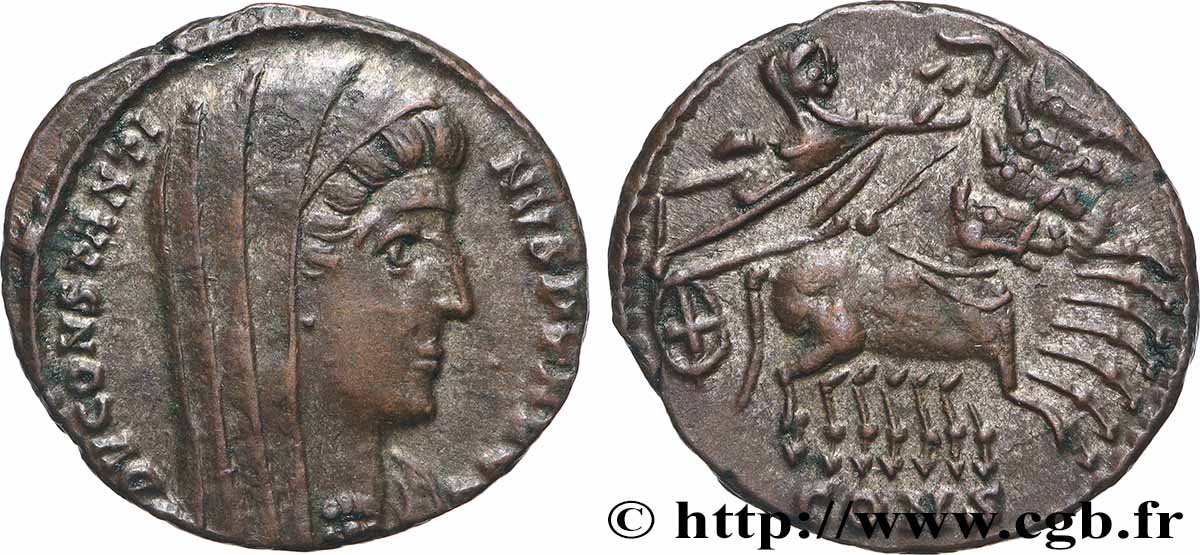 CONSTANTIN Ier LE GRAND Centenionalis ou nummus SUP/TTB+