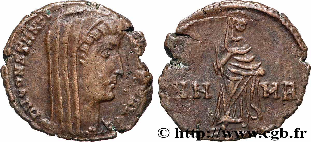 CONSTANTIN Ier LE GRAND Centenionalis ou nummus TTB+/TTB