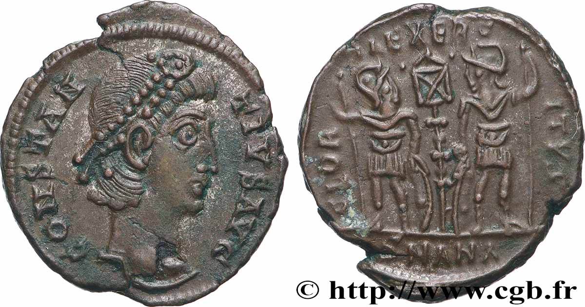 CONSTANCE II Centenionalis ou nummus SUP