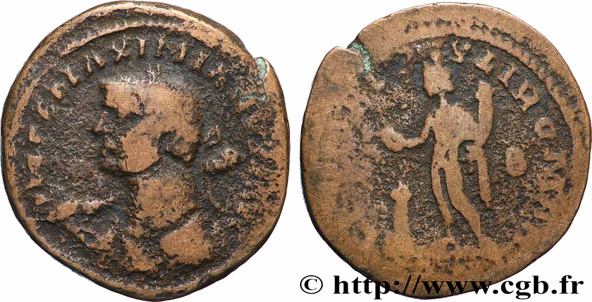 MAXIMIANUS HERCULIUS Follis ou nummus fSS