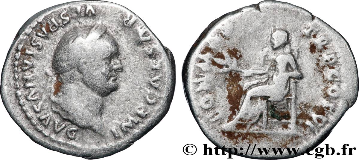 VESPASIAN Denier XF