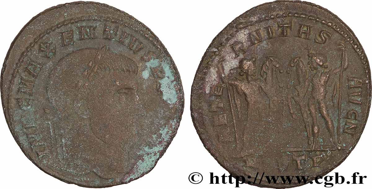 MAXENCE Follis ou nummus TB+/TTB