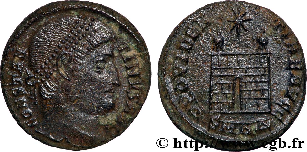 CONSTANTIN Ier LE GRAND Centenionalis ou nummus TTB+