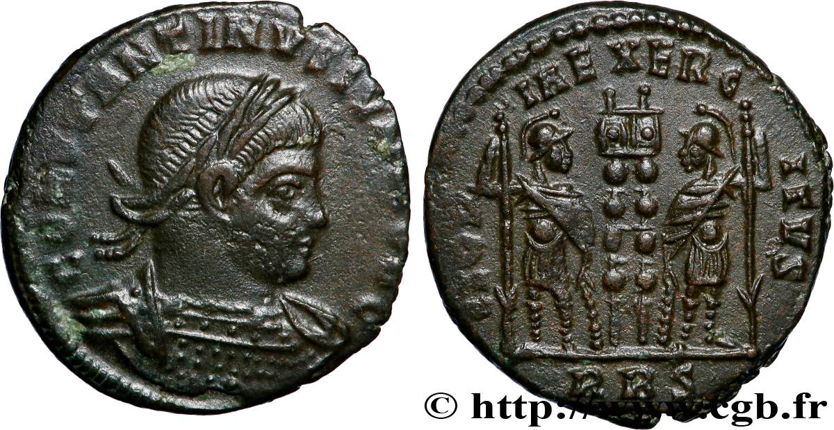 CONSTANTIN II Centenionalis ou nummus TTB+/SUP