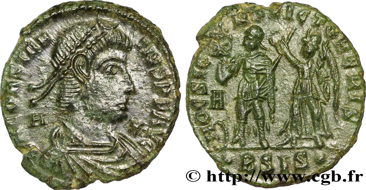 VÉTRANION pour CONSTANCE II Maiorina, (MB, Æ 2) TTB+