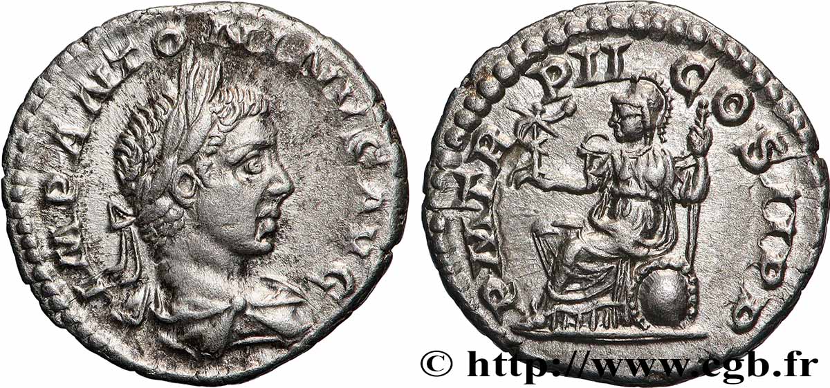 ÉLAGABAL Denier TTB+/SUP