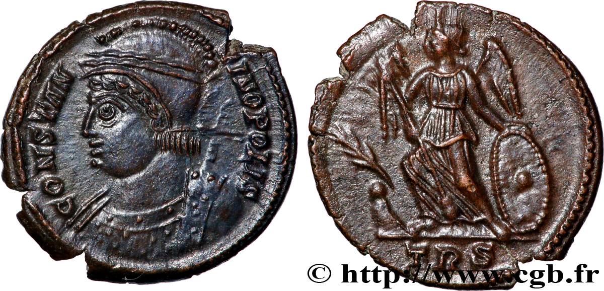 CONSTANTINOPLE Centenionalis ou nummus SPL/SUP