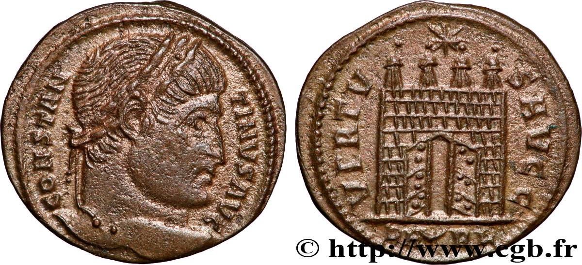 CONSTANTIN Ier LE GRAND Centenionalis ou nummus SUP