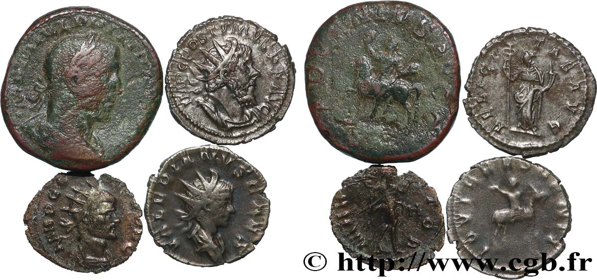 LOTS Lots de 4 monnaies lot