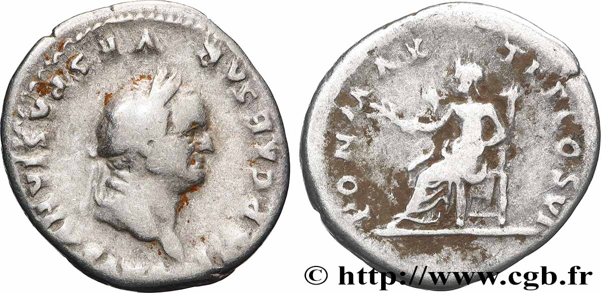 VESPASIEN Denier TTB