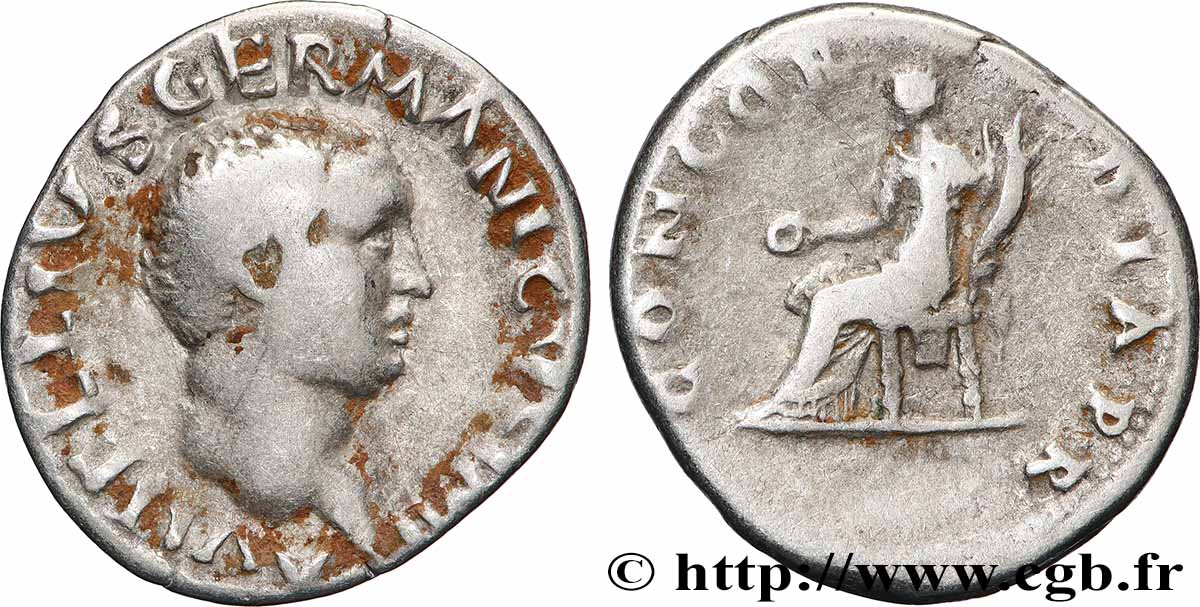 VITELLIUS Denier TTB