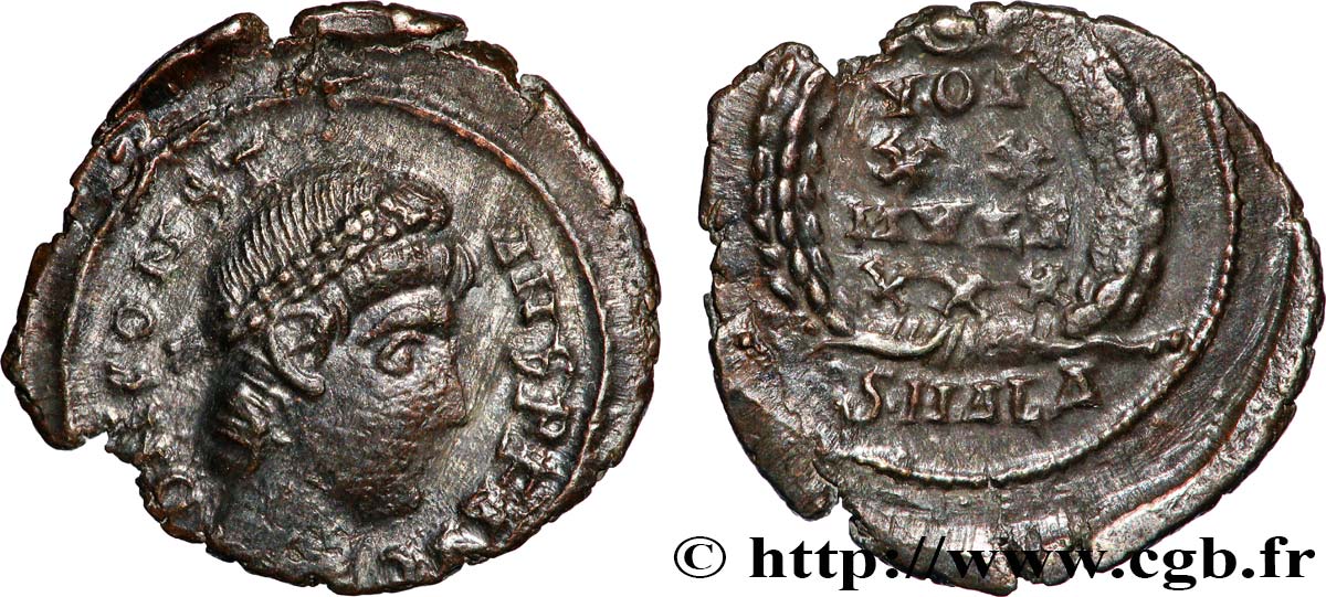 CONSTANS Centenionalis ou nummus TTB+