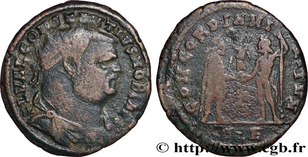 CONSTANCE Ier CHLORE Pseudo ou néo-aurelianus TTB/TB+