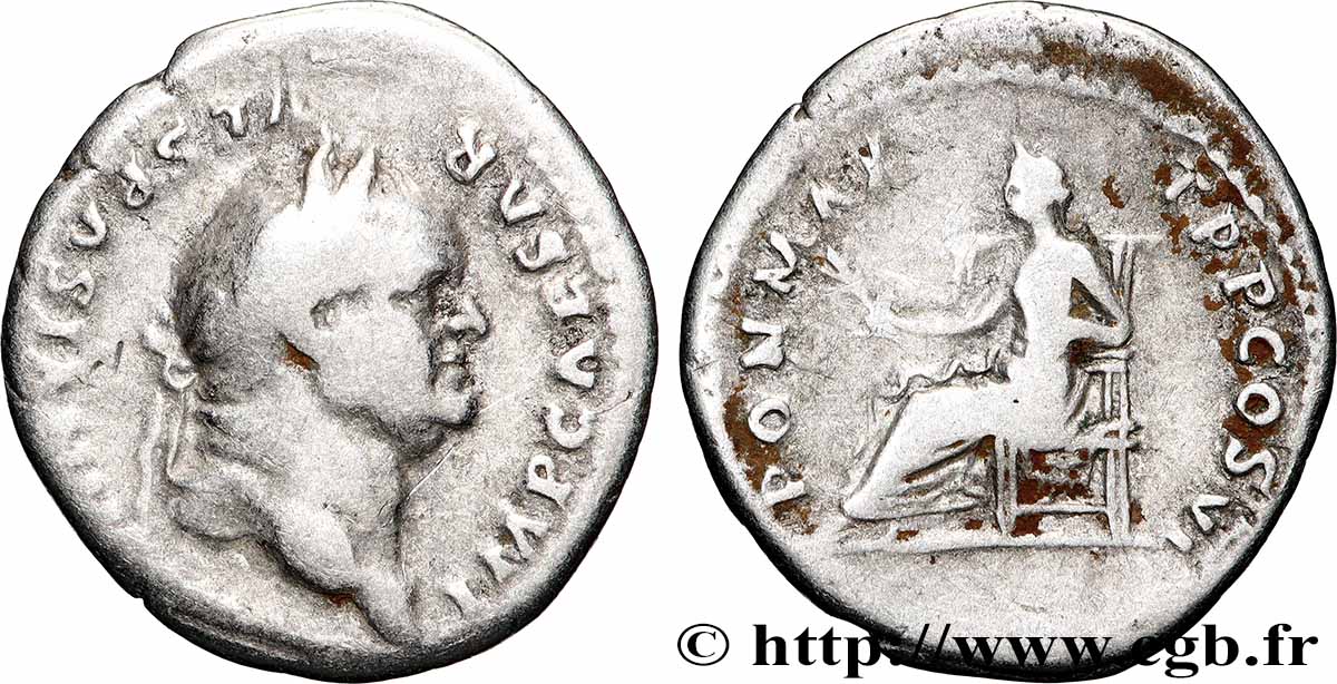 VESPASIEN Denier TTB