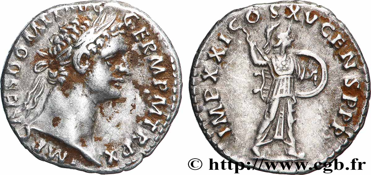 DOMITIANUS Denier AU