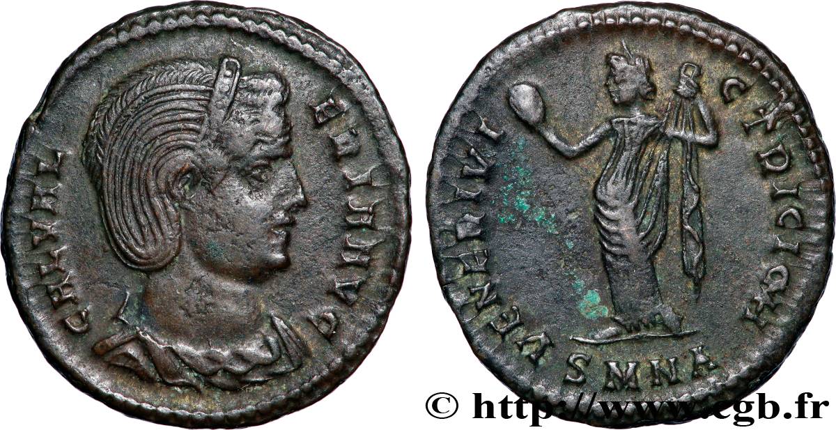 GALERIA VALERIA Follis ou nummus TTB+