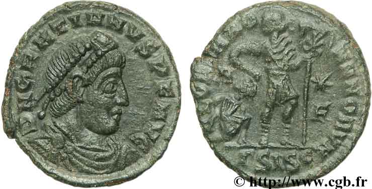 GRATIEN Nummus, (PB, Æ 3) FDC/SUP