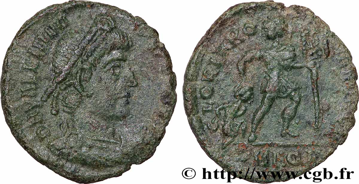 VALENTINIEN Ier  Nummus TTB