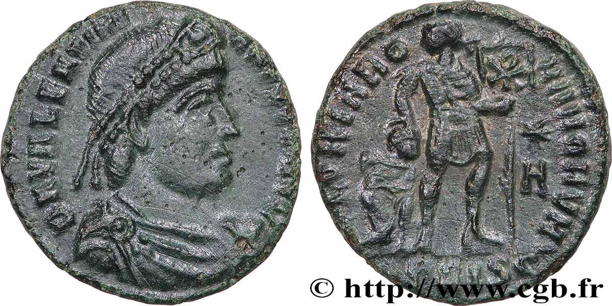 VALENTINIEN Ier  Nummus TTB+