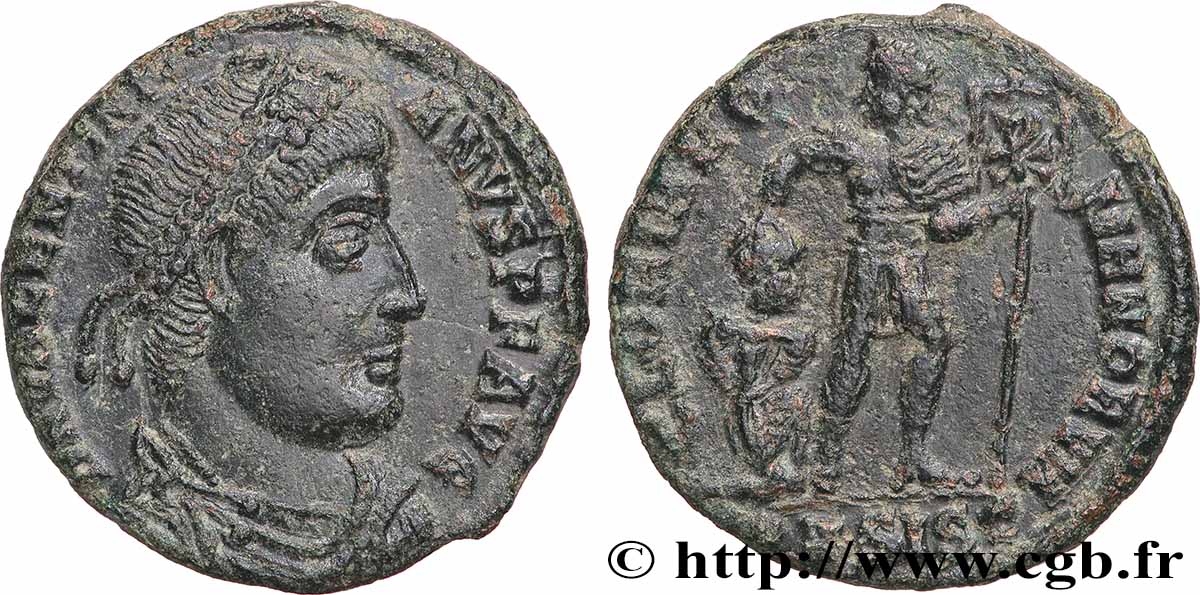 VALENTINIEN Ier  Nummus TTB+