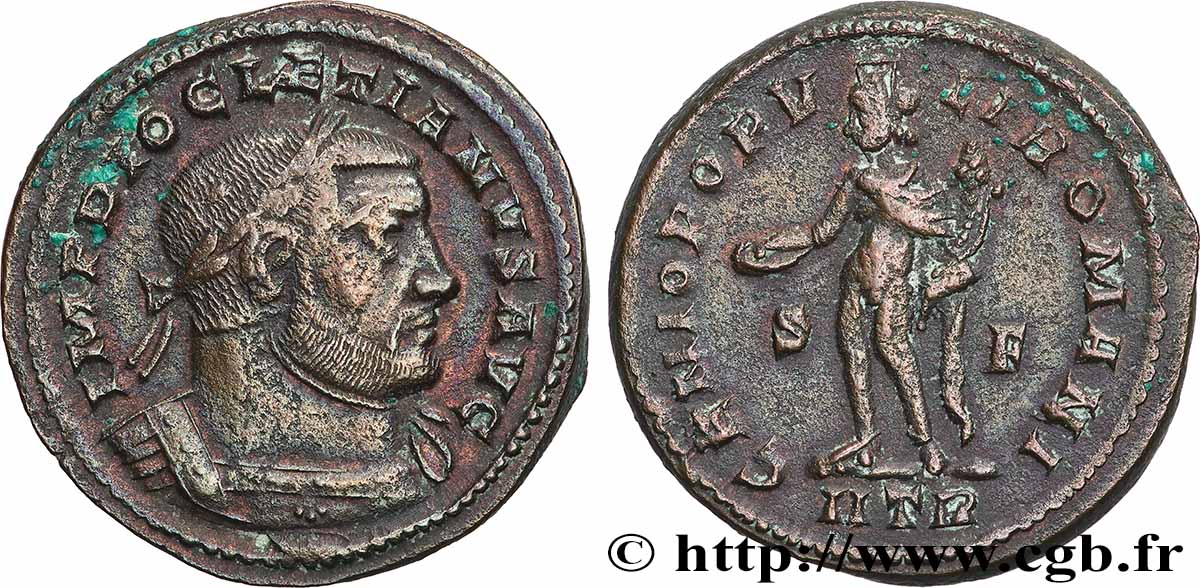 DIOCLÉTIEN Follis ou nummus TTB
