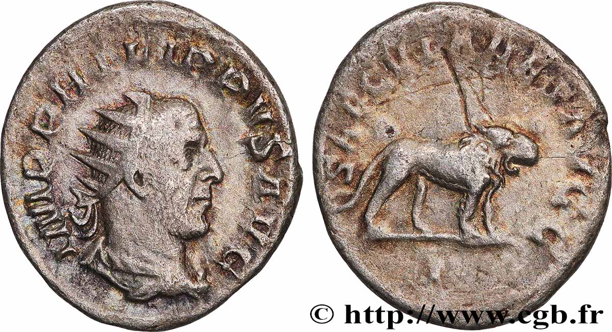 PHILIPPE Ier L&nbsp;ARABE Antoninien TTB+/TTB