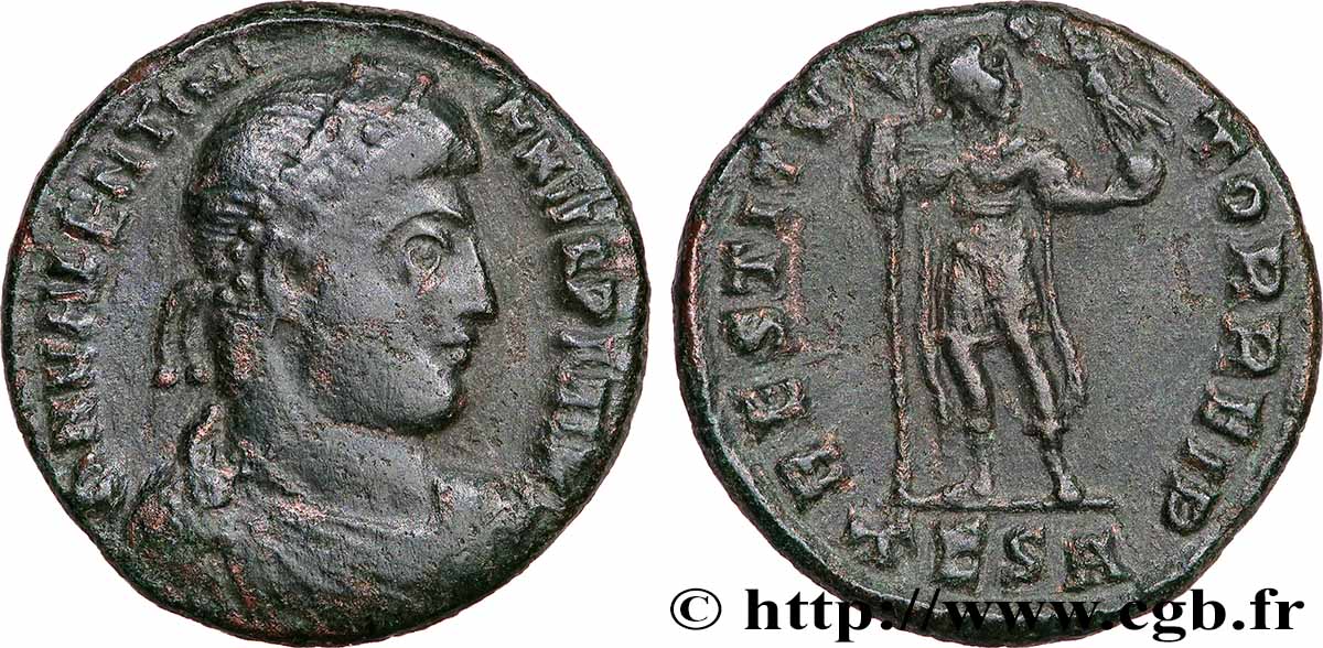 VALENTINIEN Ier  Demi-maiorina TTB+