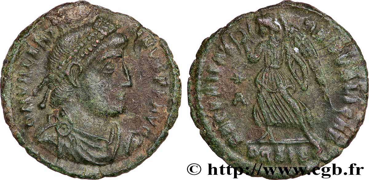 VALENTINIEN Ier  Nummus TTB+