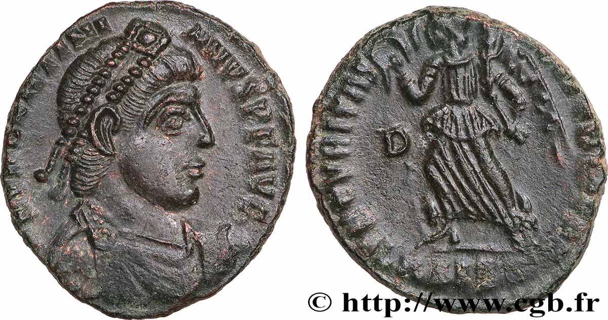 VALENTINIEN Ier  Nummus TTB+