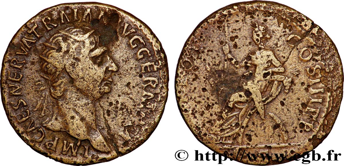 TRAJAN Dupondius TTB/TB+