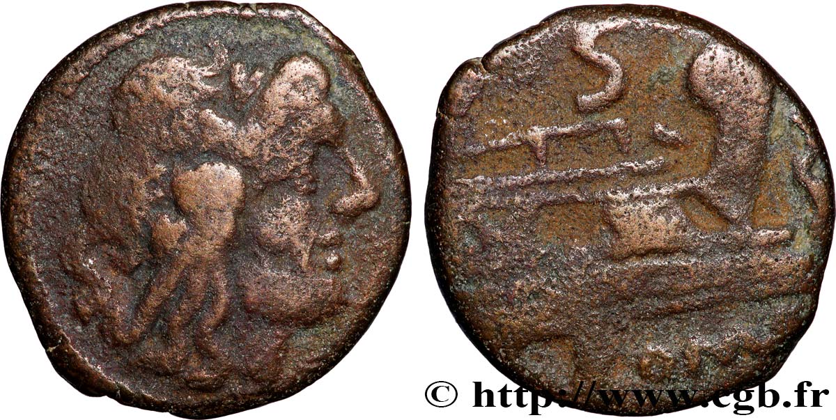 RÉPUBLIQUE ROMAINE - ANONYMES Semis TB+