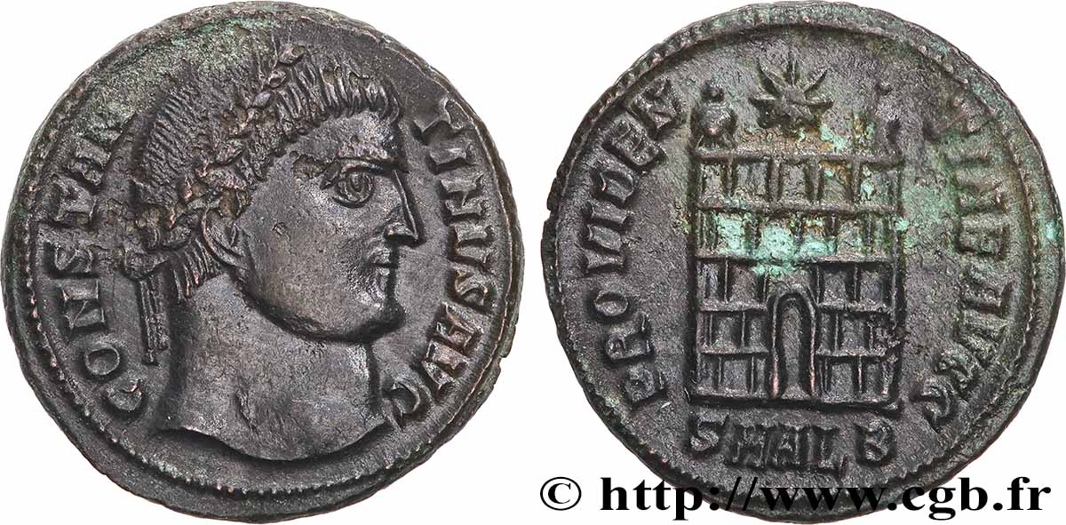 CONSTANTIN Ier LE GRAND Centenionalis ou nummus SUP