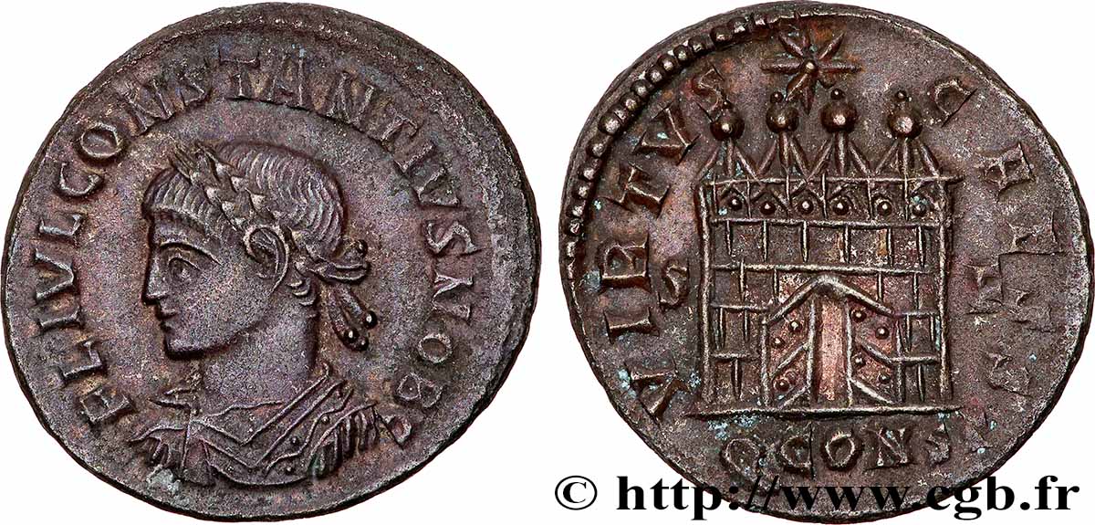 CONSTANCE II Centenionalis ou nummus SUP