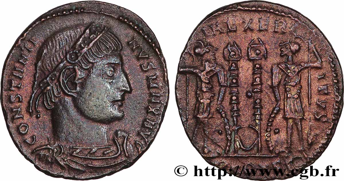 CONSTANTINUS I DER GROßE Centenionalis ou nummus VZ/fVZ