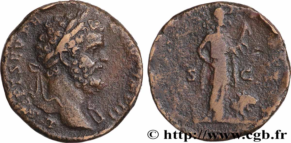SEPTIMIUS SEVERUS Sesterce fSS