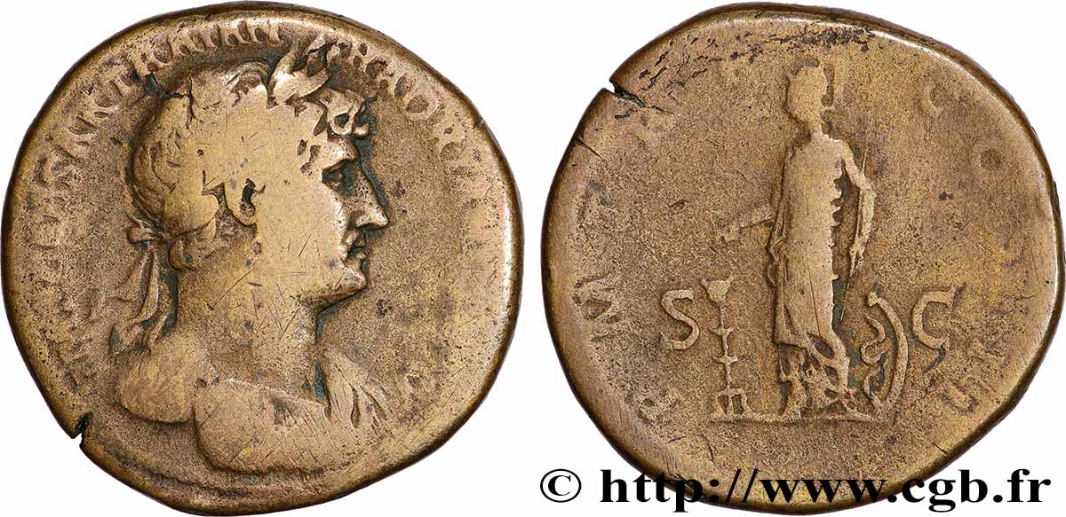 HADRIANUS Sesterce S