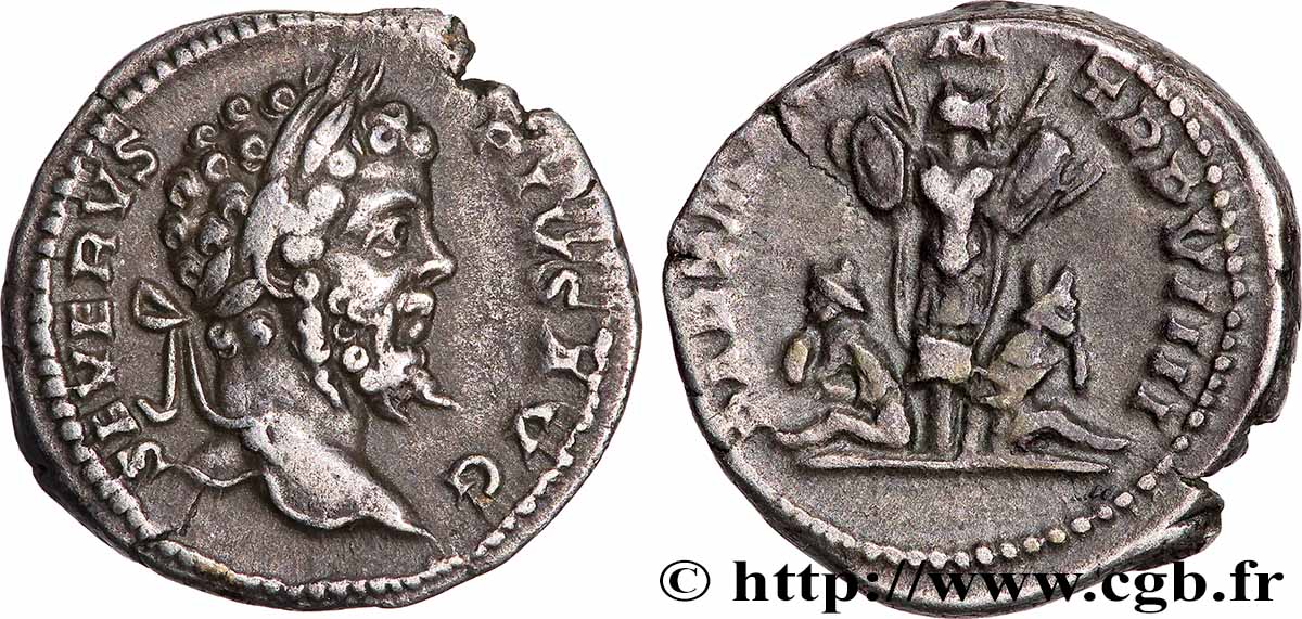 SEPTIMIUS SEVERUS Denier VZ/SS